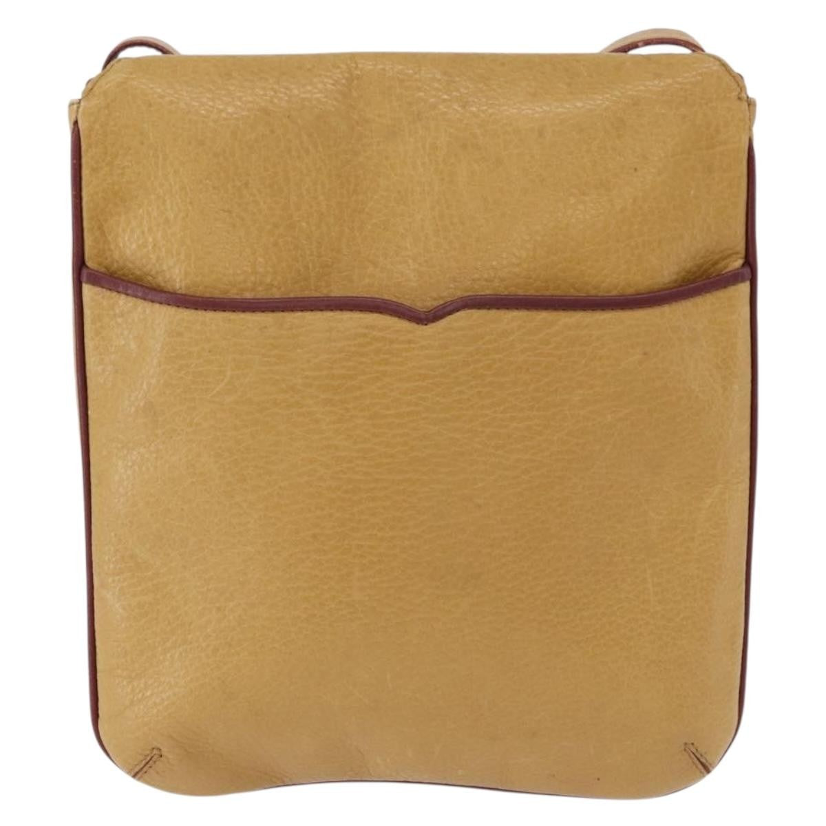 Cartier Tasseled Must De Cartier Leather Brown Leather Shoulder Bag Bag (Pre-Owned)