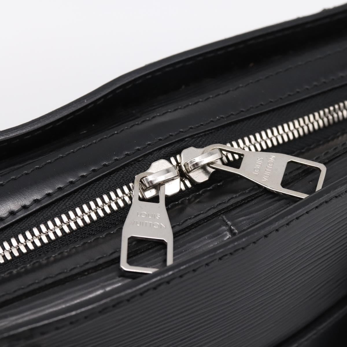 Louis Vuitton Bassano Epi Leather Black Leather Briefcase Bag (Pre-Owned)