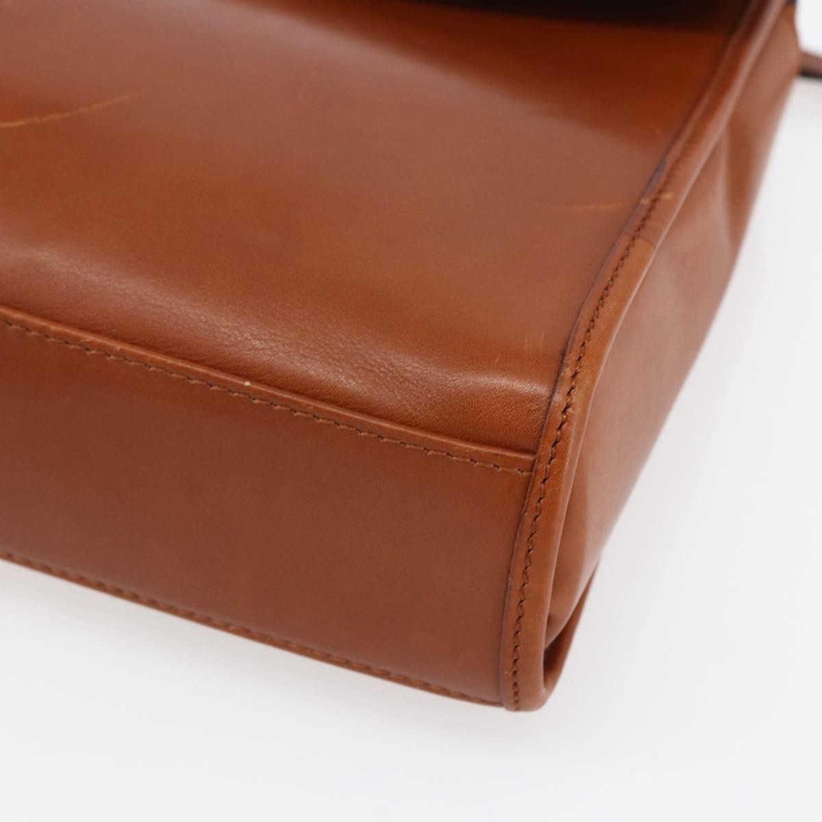 Celine Handbag Leather Brown Leather Handbag (Pre-Owned)