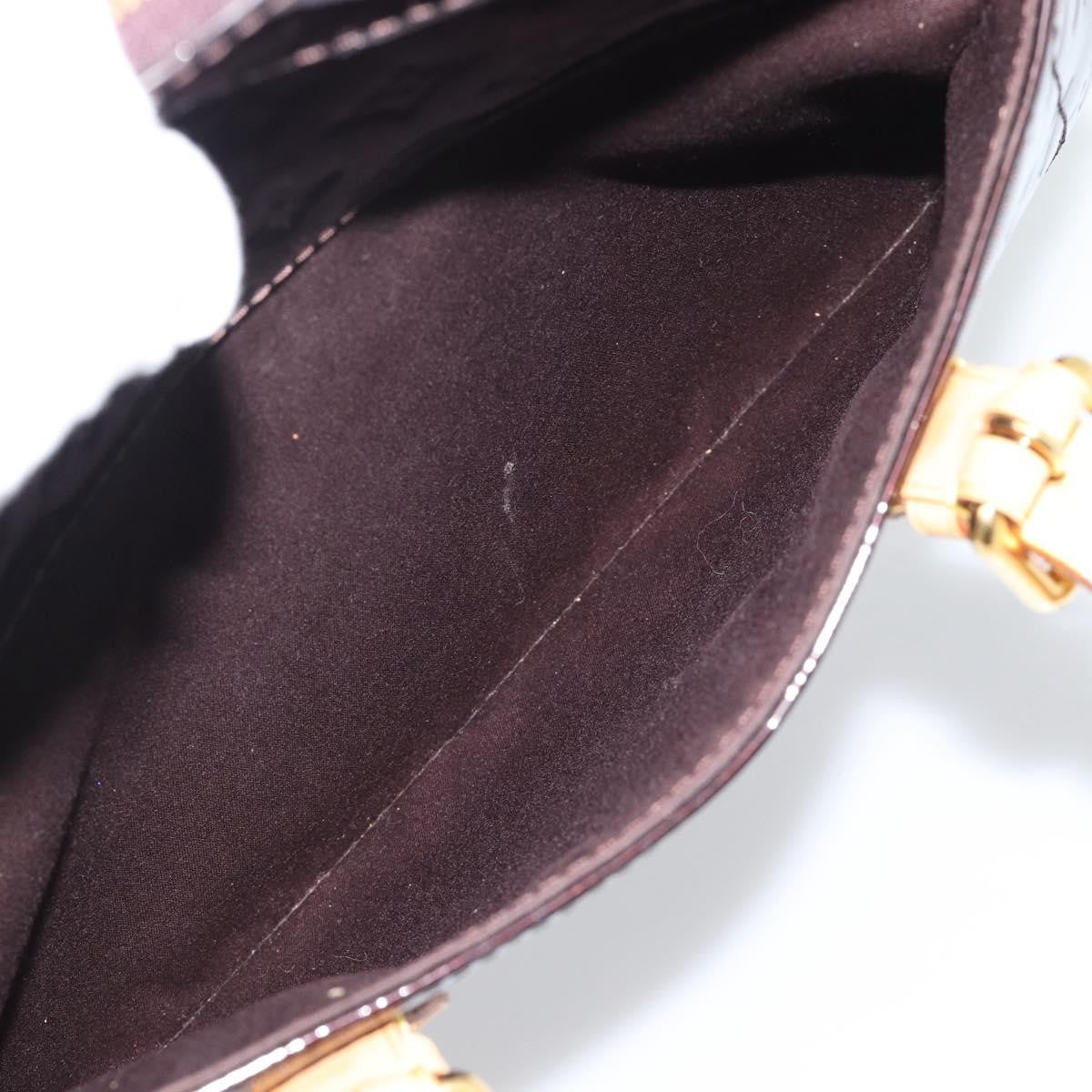 Louis Vuitton Summit Drive Monogram Vernis Black Patent_Leather Handbag (Pre-Owned)