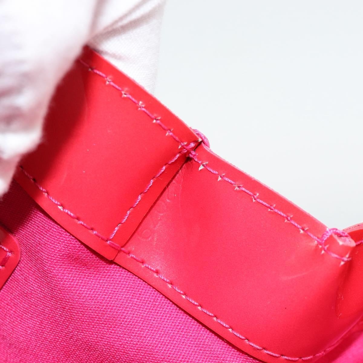 Louis Vuitton Wilshire Monogram Vernis Pink Patent_Leather Handbag (Pre-Owned)