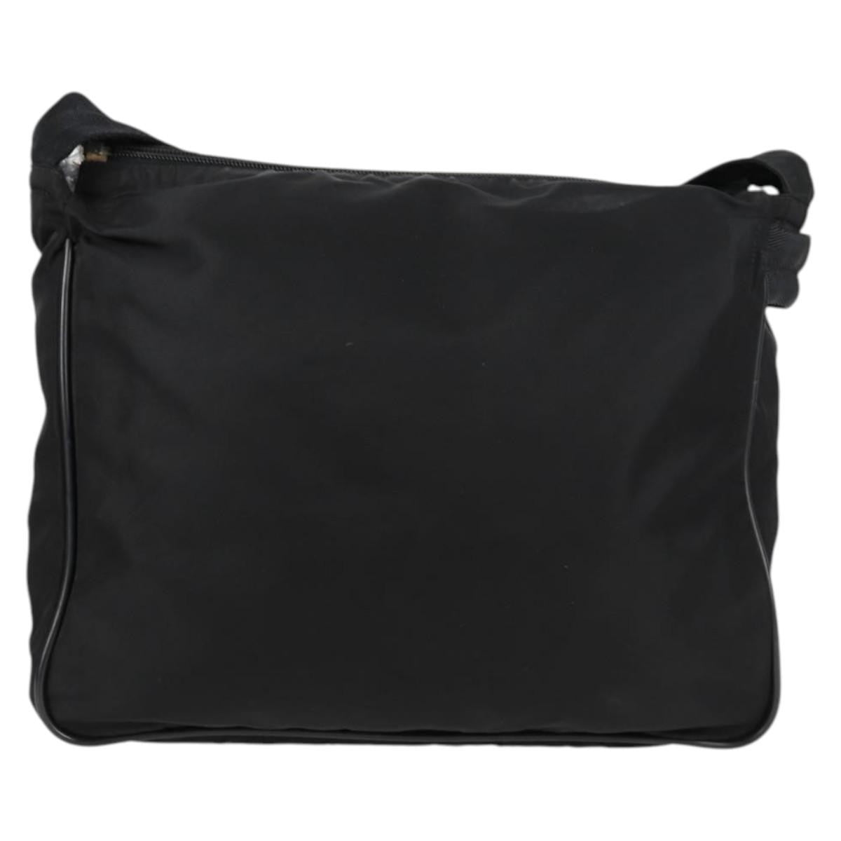 Prada Vintage Tessuto Black Nylon Shoulder Bag Bag (Pre-Owned)
