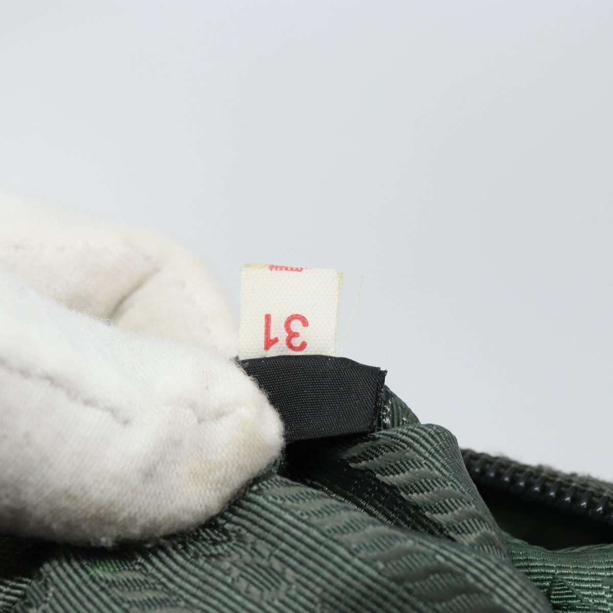 Prada Convertible Bow Tessuto Green Nylon Tote Bag Bag (Pre-Owned)