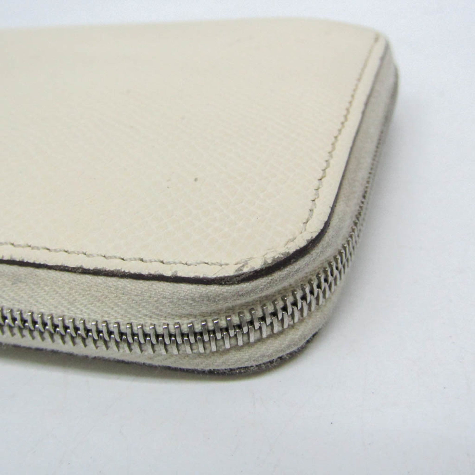 Hermes Azap Zip Around Silk'in Epsom Beige Leather Wallets Accessory (Pre-Owned)