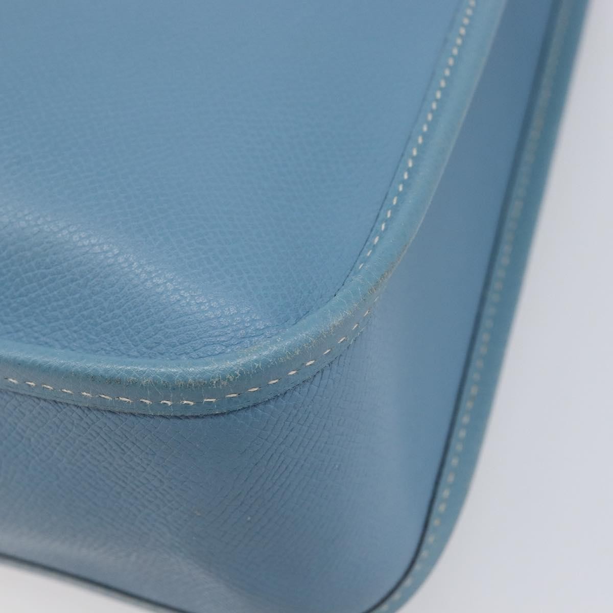 Hermes Vespa Courchevel Blue Leather Shoulder Bag Bag (Pre-Owned)