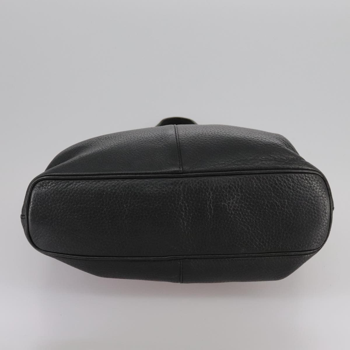Burberry Handbag Leather Black Leather Handbag (Pre-Owned)