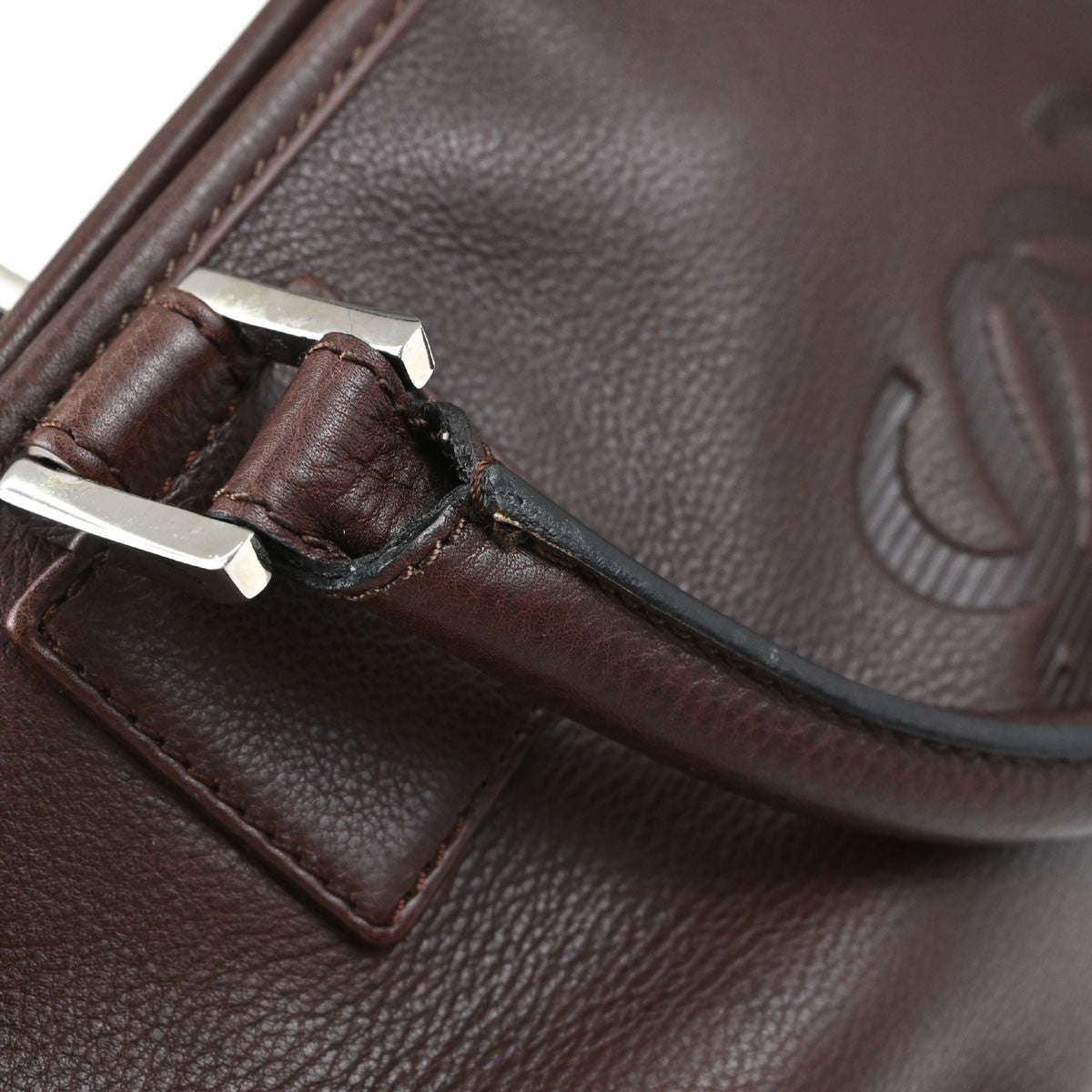 Loewe Fusta Leather Brown Leather Handbag (Pre-Owned)