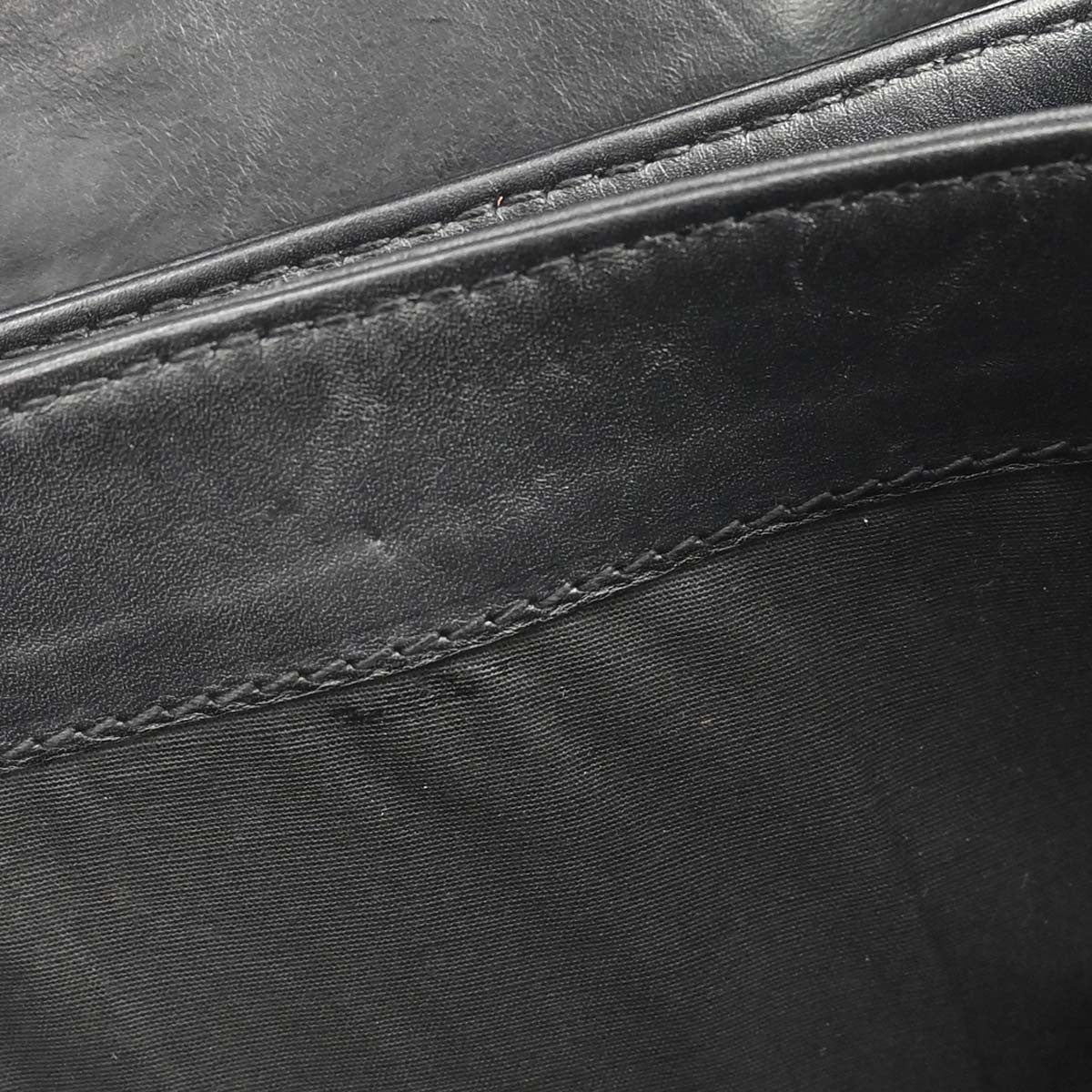 Bottega Veneta Top Zip Intrecciato Nappa Black Leather Briefcase Bag (Pre-Owned)
