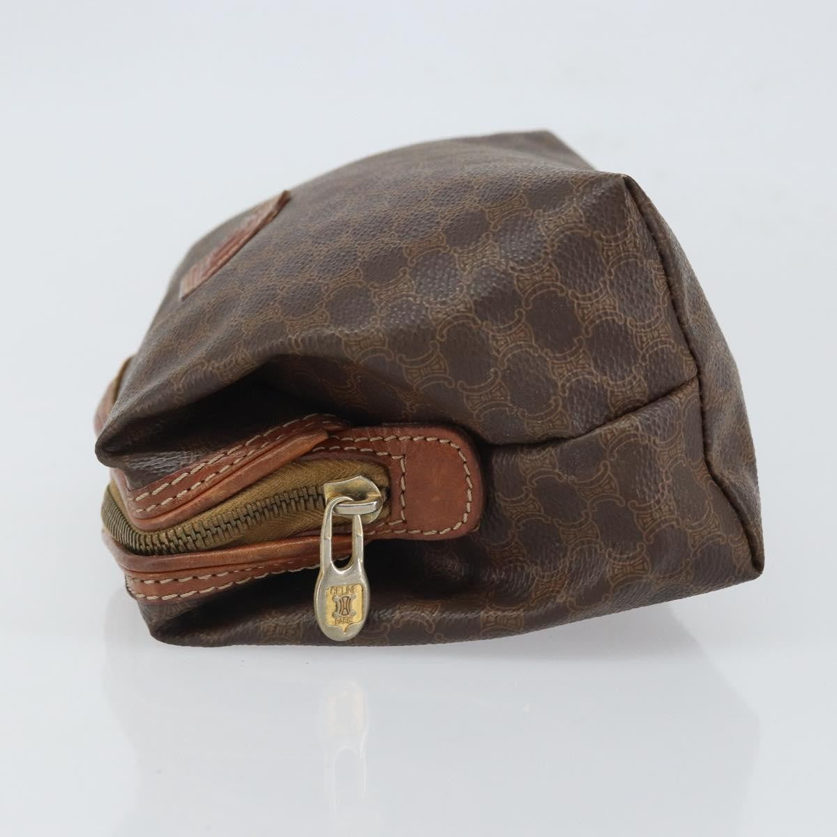 Celine Macadam Pochette Canvas And Leather Brown Canvas Clutche & Pouche Bag (Pre-Owned)