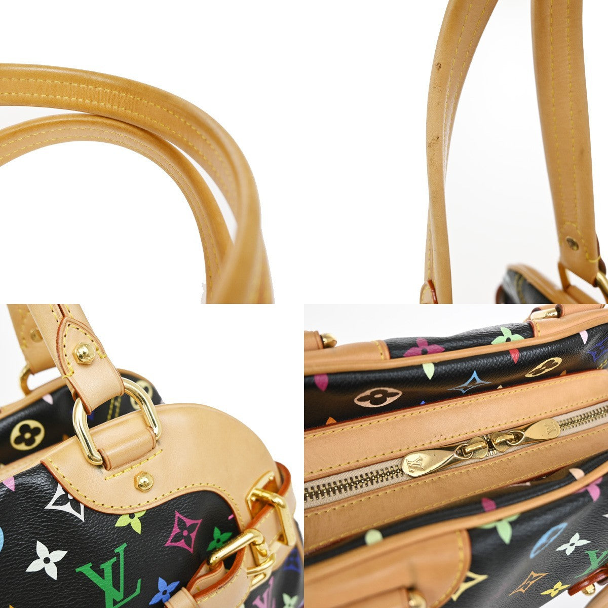 Louis Vuitton Claudia Monogram Multicolor Multicolour Canvas Handbag (Pre-Owned)