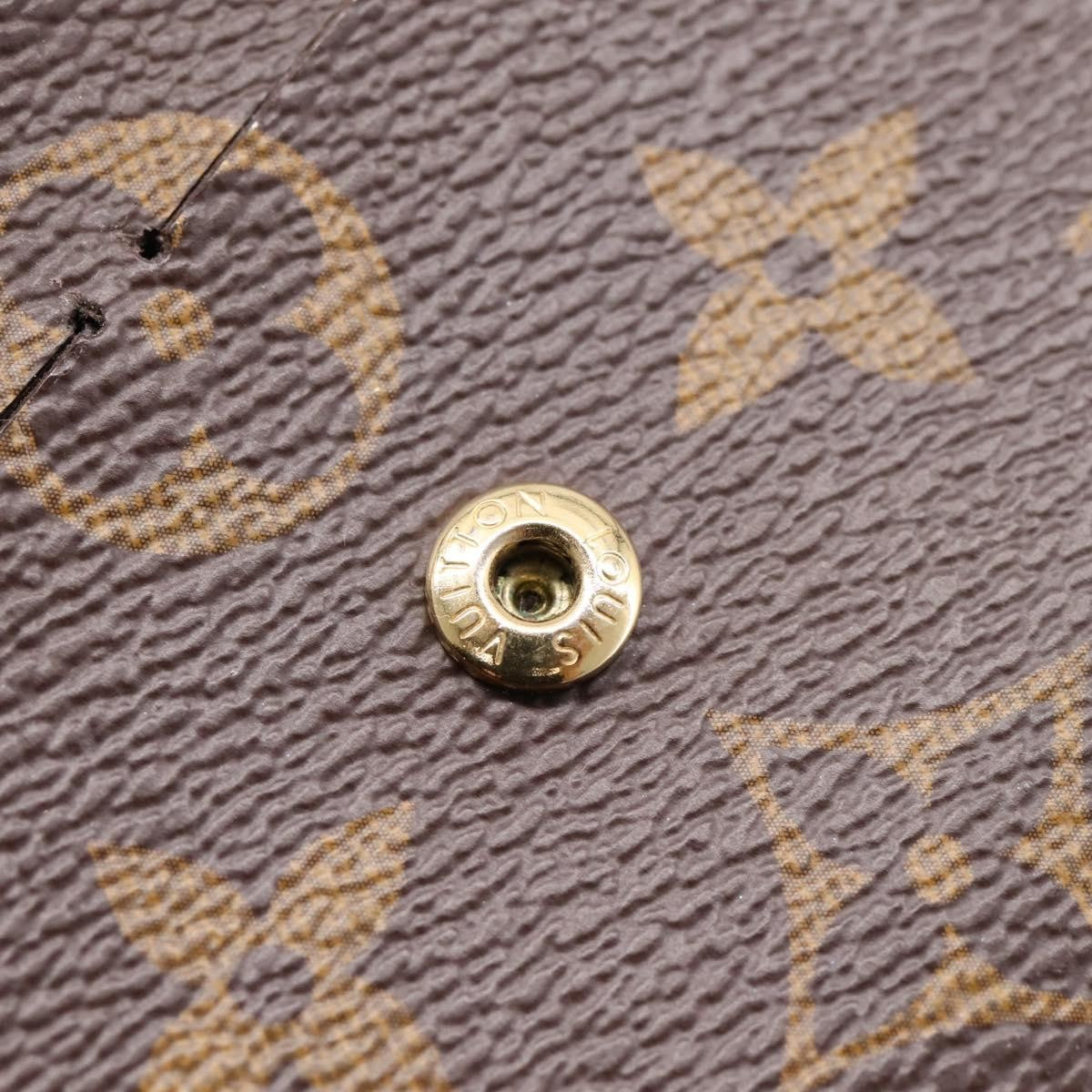 Louis Vuitton Emilie Monogram Canvas Brown Canvas Wallets Accessory (Pre-Owned)