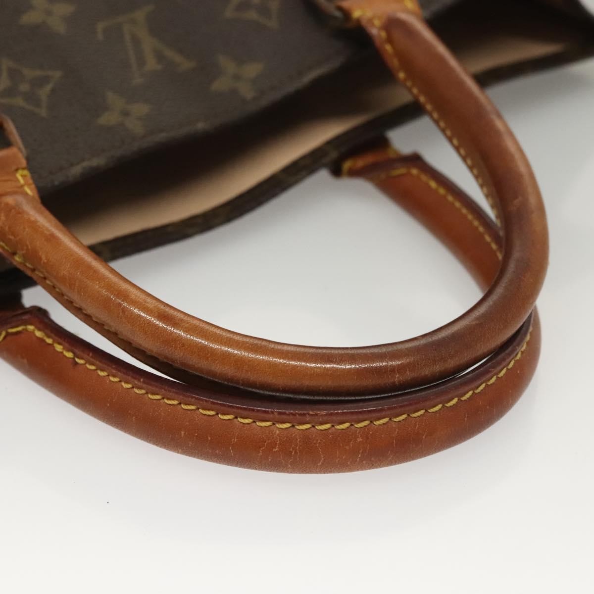 Louis Vuitton Vintage Sac Plat Monogram Canvas Brown Canvas Handbag (Pre-Owned)