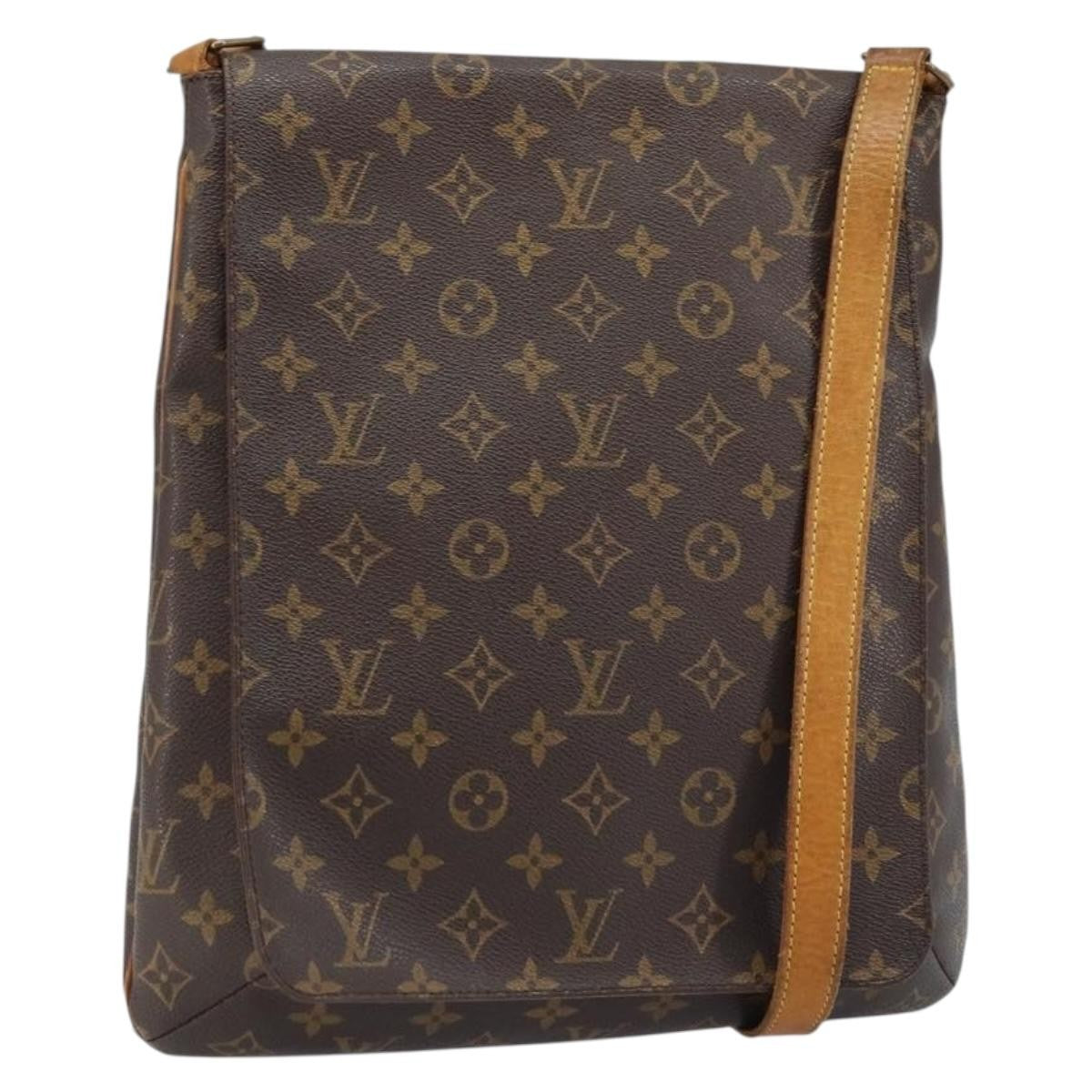 Louis Vuitton Musette Monogram Canvas Brown Canvas Shoulder Bag Bag (Pre-Owned)