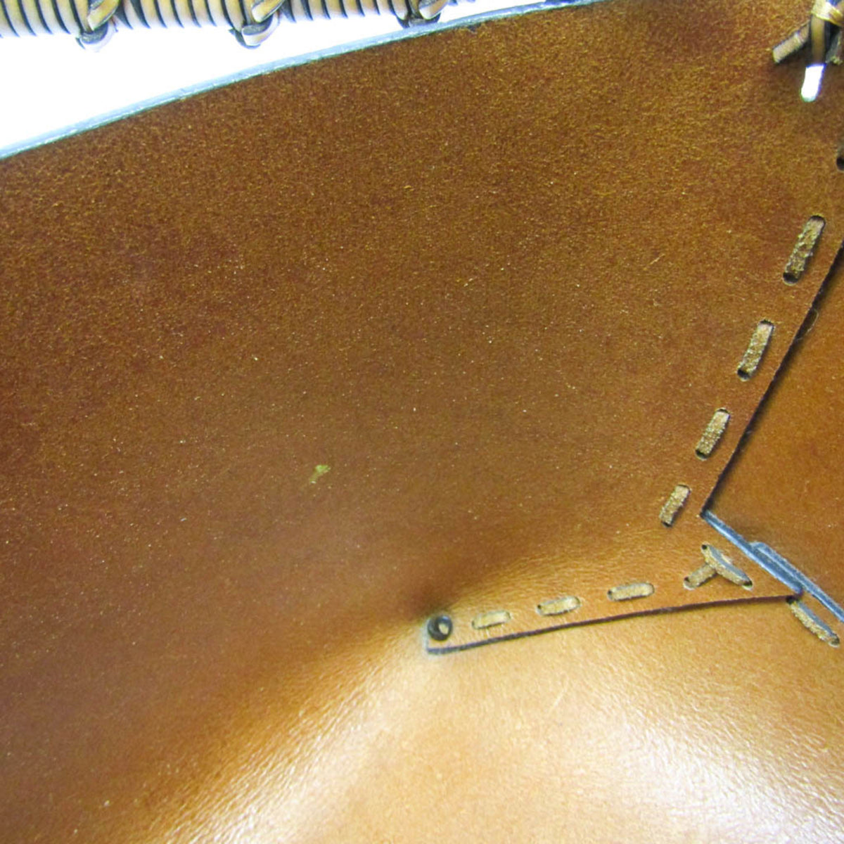 Loewe Gate Top Handle Bucket Anagram Canvas And Leather Brown Leather Handbag (Pre-Owned)