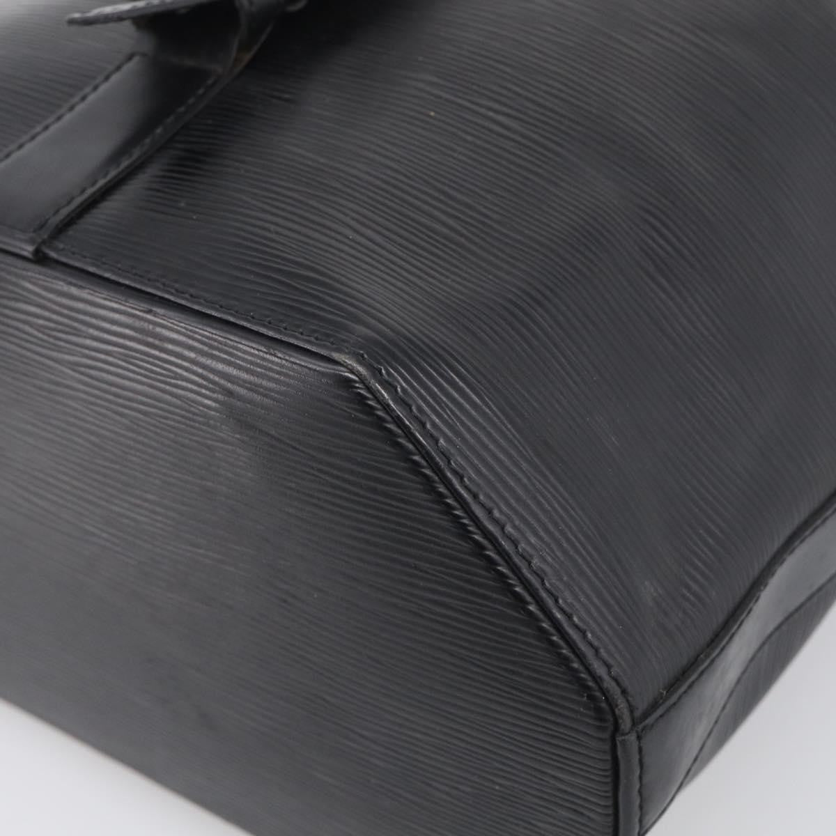 Louis Vuitton Sac A Dos Drawstring Epi Leather Black Leather Backpack Bag (Pre-Owned)