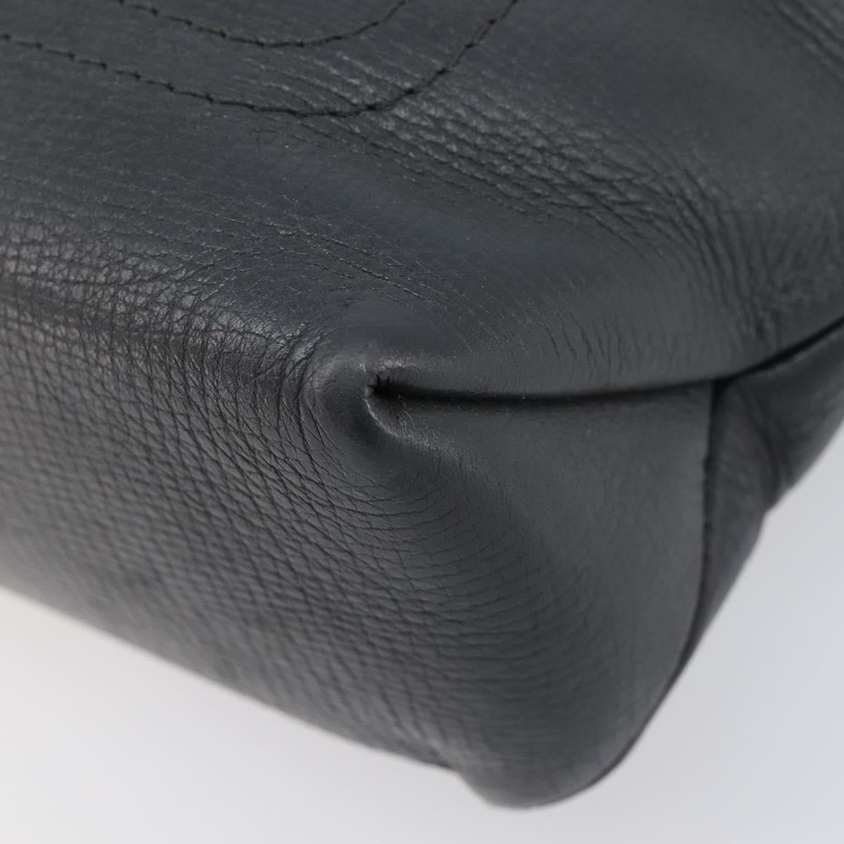Louis Vuitton Shawnee Pochette Utah Leather Gray Leather Clutche & Pouche Bag (Pre-Owned)
