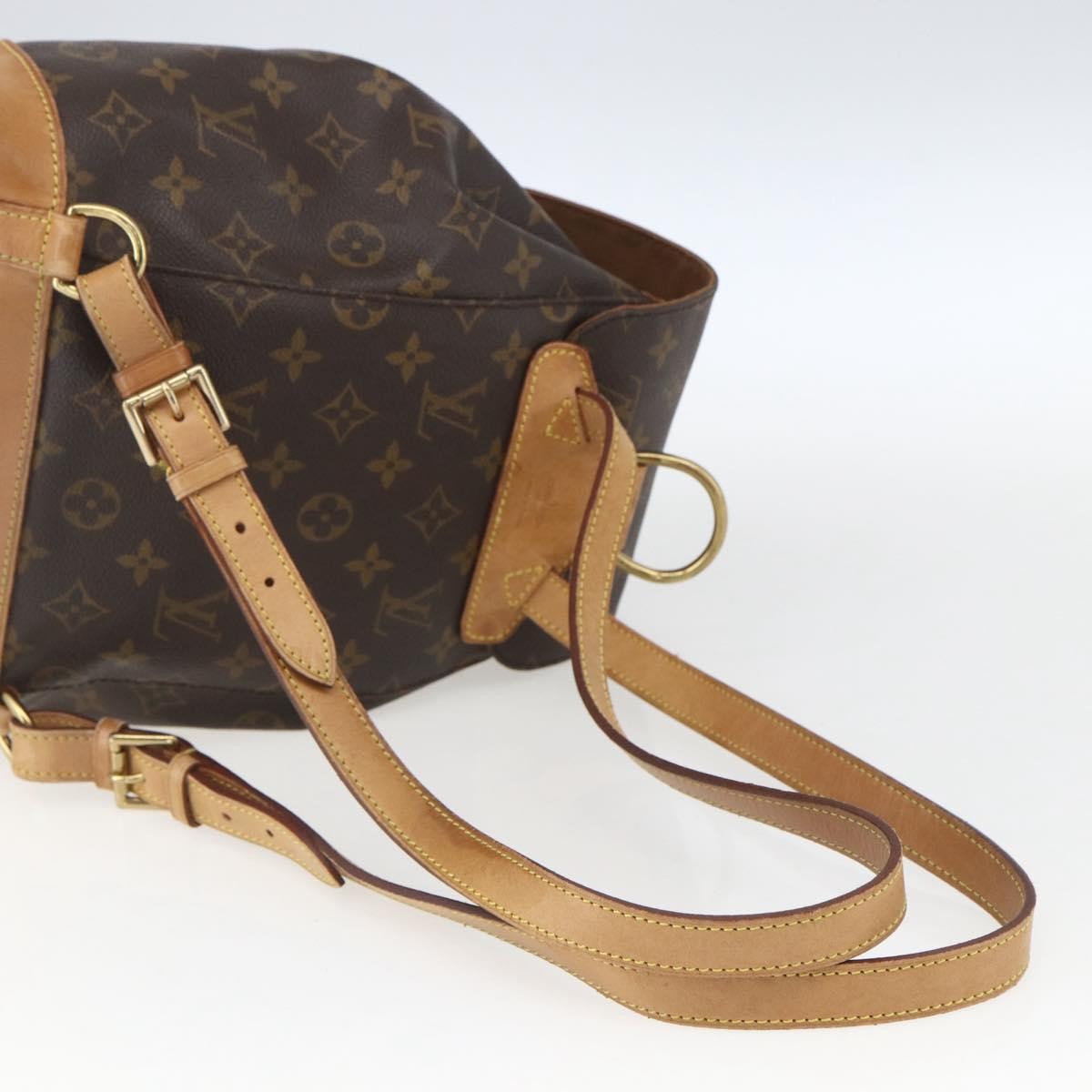 Louis Vuitton Vintage Montsouris Monogram Canvas Brown Canvas Backpack Bag (Pre-Owned)