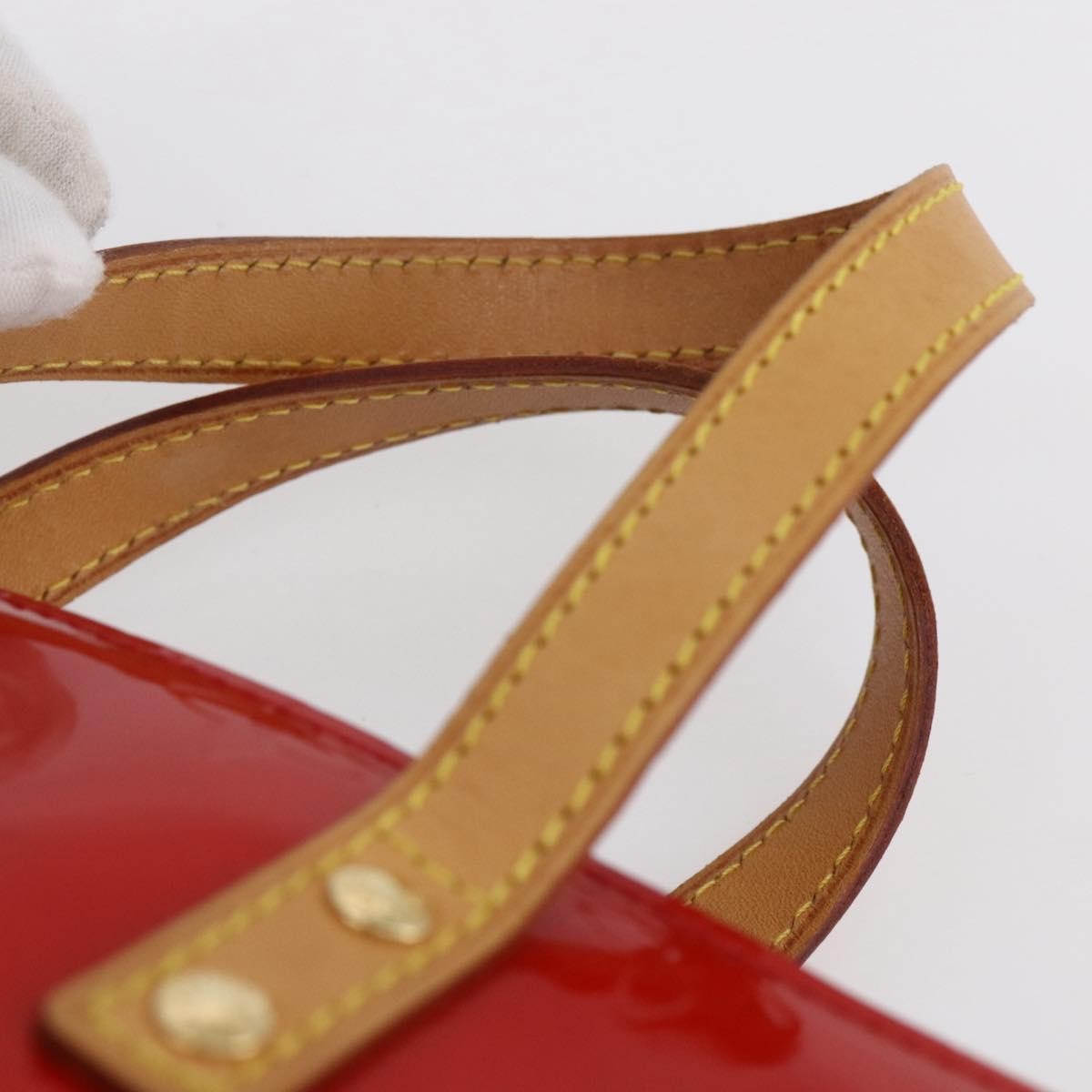 Louis Vuitton Reade Monogram Vernis Red Patent_Leather Handbag (Pre-Owned)