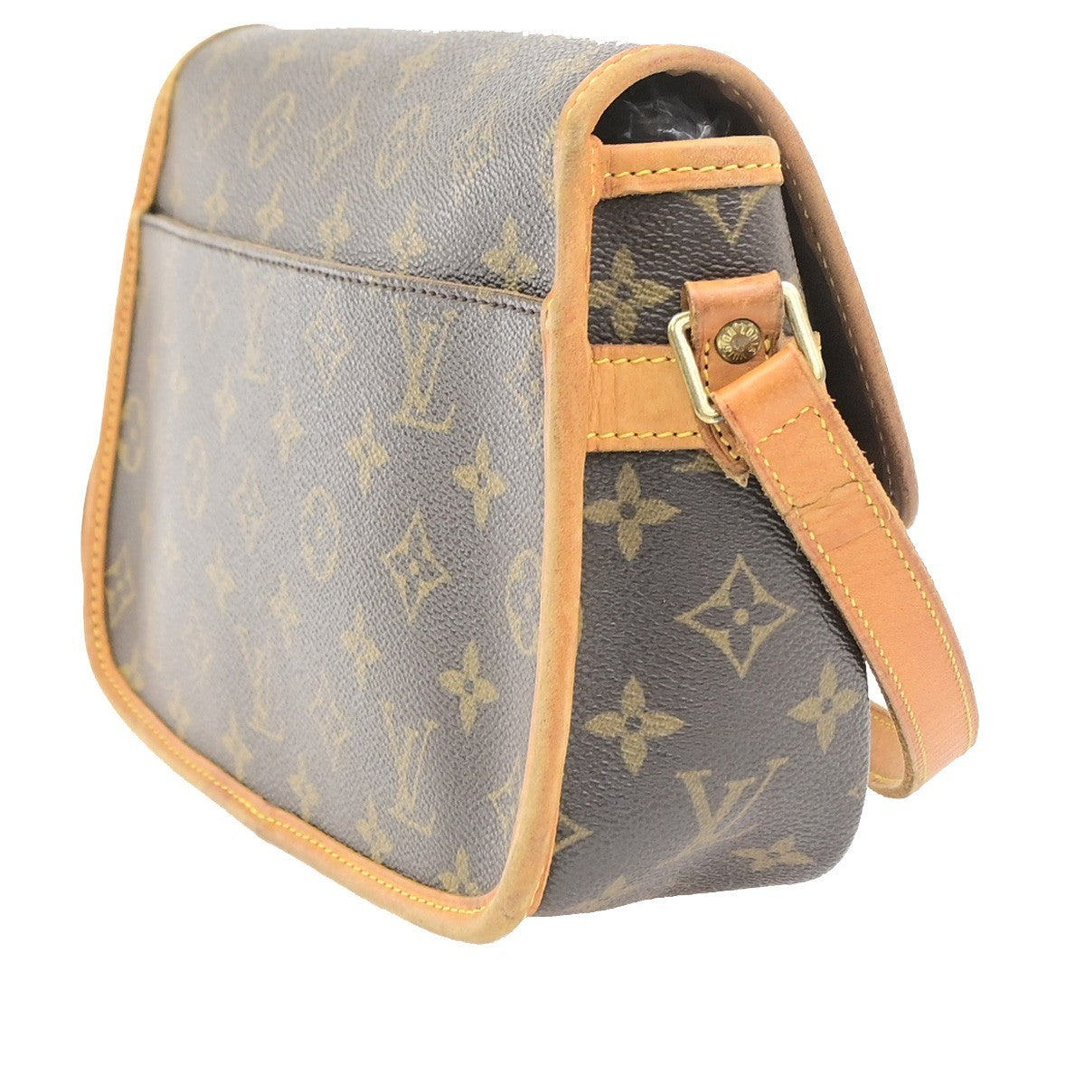 Louis Vuitton Sologne Monogram Canvas Brown Canvas Shoulder Bag Bag (Pre-Owned)