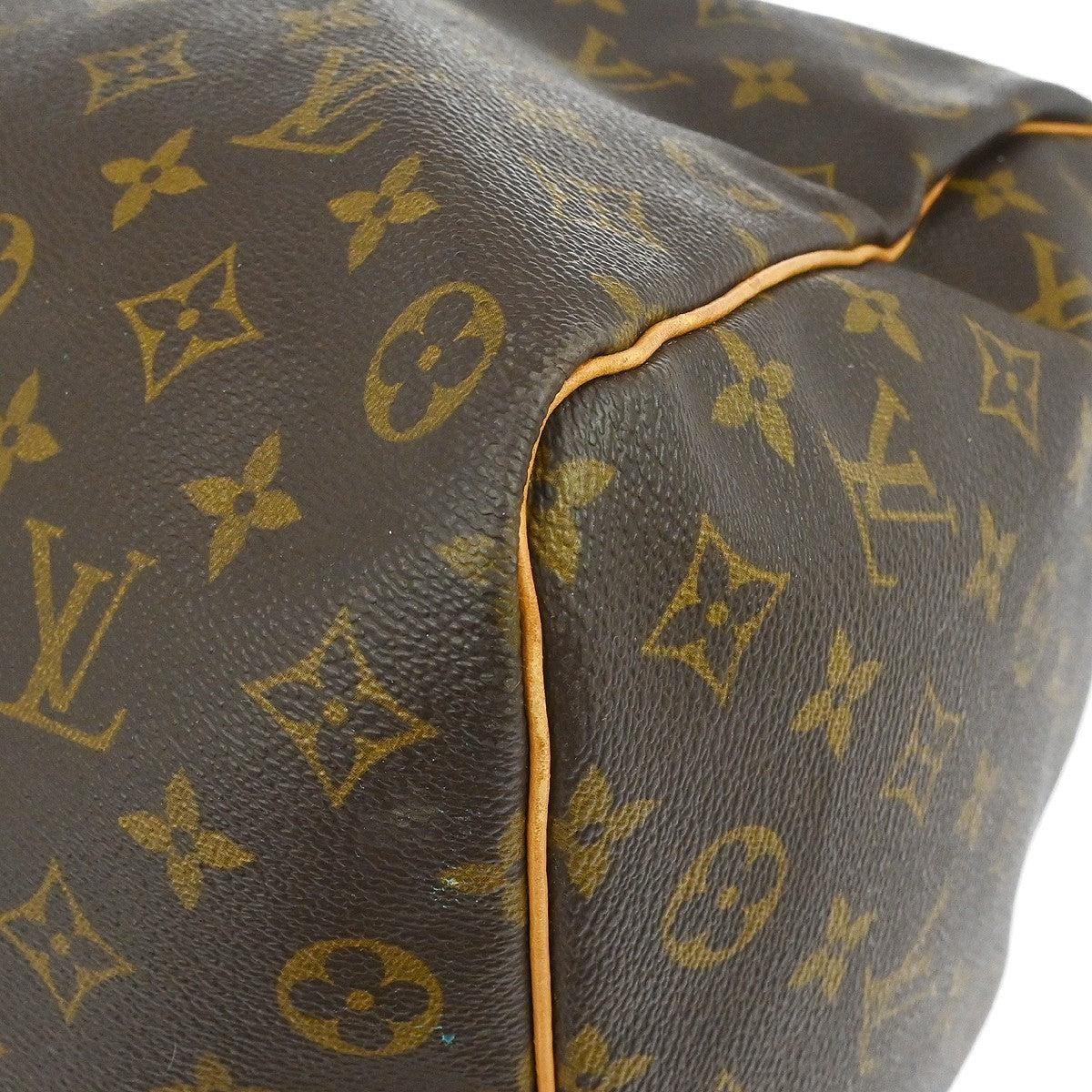 Louis Vuitton Keepall Monogram Brown Canvas Travel Bag Bag (Pre-Owned)