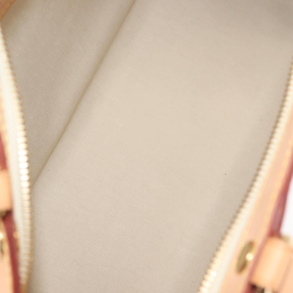 Louis Vuitton Brea Monogram Vernis Beige Patent_Leather Bag (Pre-Owned)