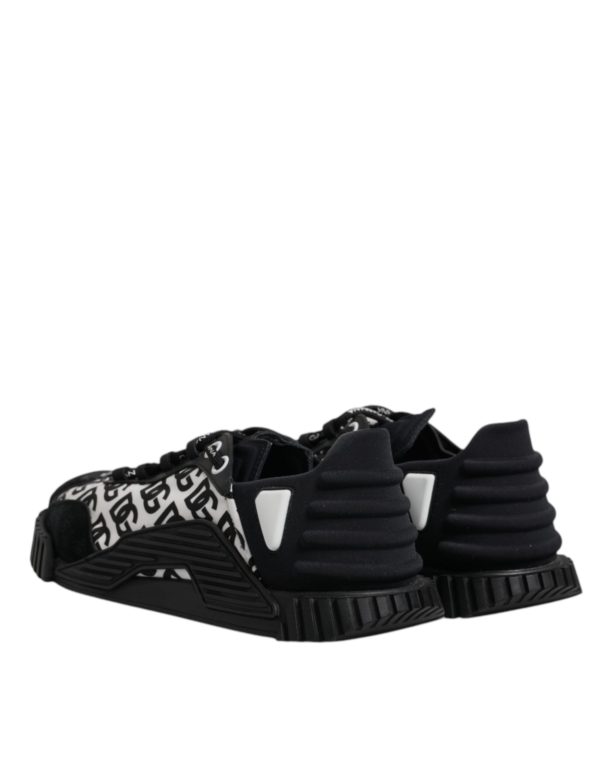 Dolce & Gabbana Black Logo Lace Up Low Top NS1 Sneakers Men's Shoes (Pre-Owned)