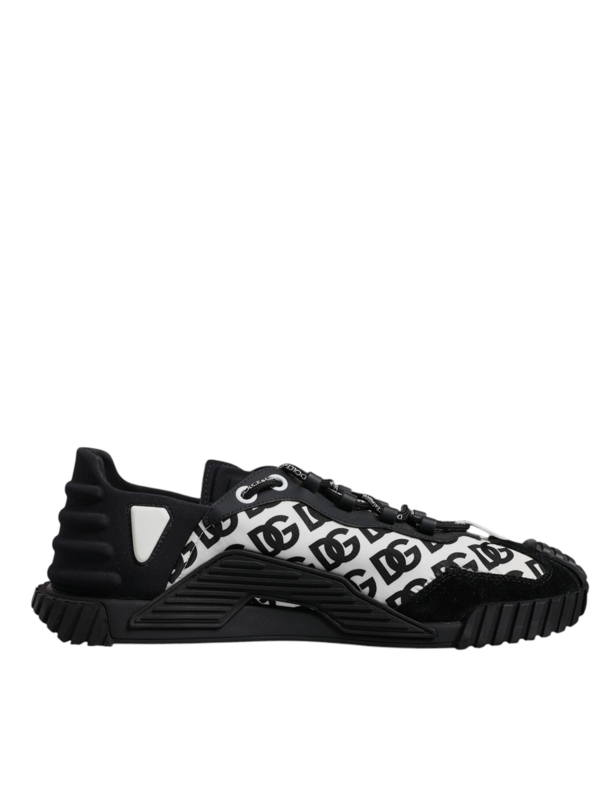 Dolce & Gabbana Black Logo Lace Up Low Top NS1 Sneakers Men's Shoes (Pre-Owned)