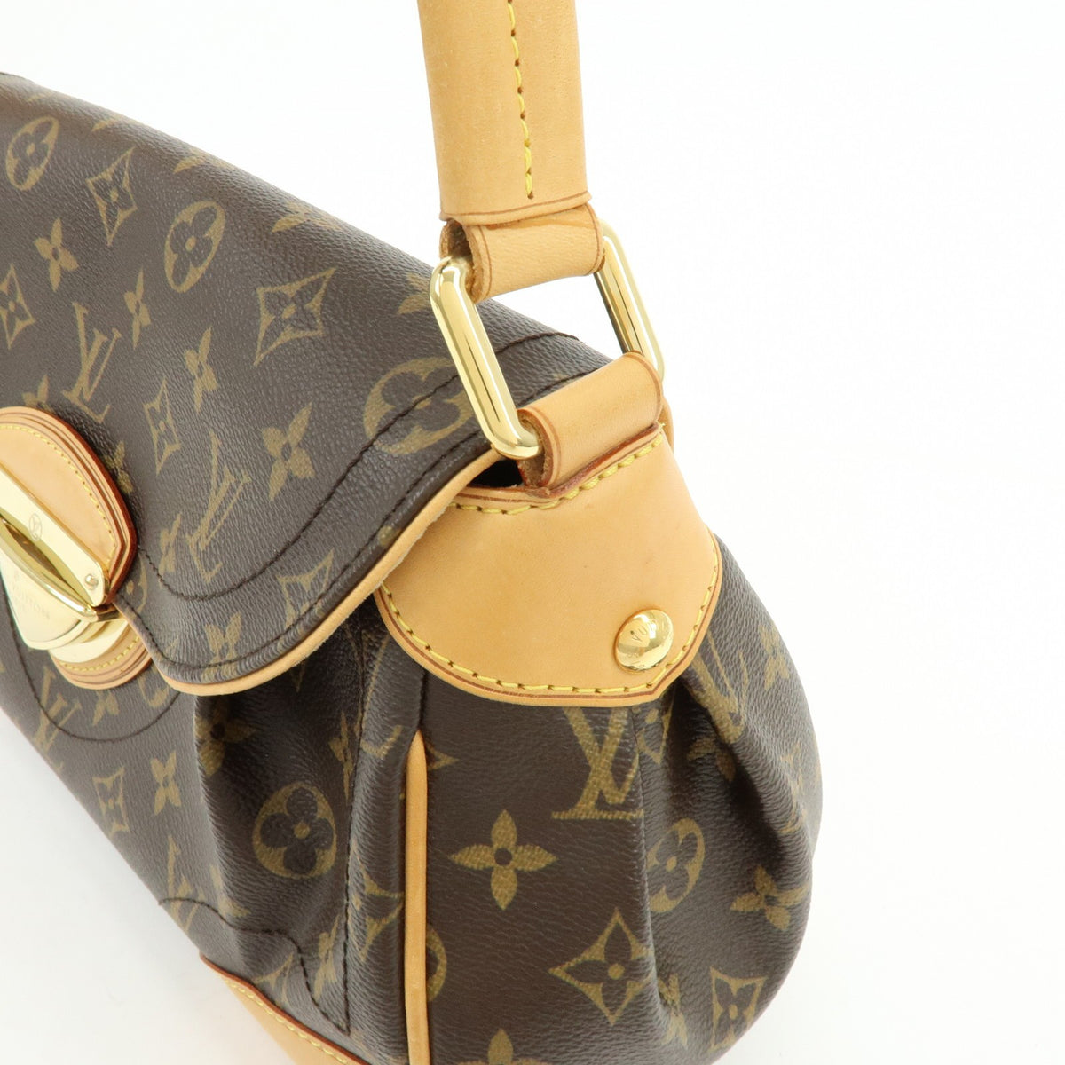 Louis Vuitton Beverly Monogram Canvas Brown Canvas Handbag (Pre-Owned)