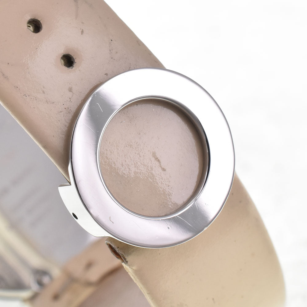 Chanel La Ronde Quartz Stainless Steel And Patent Watch (Pre-Owned)