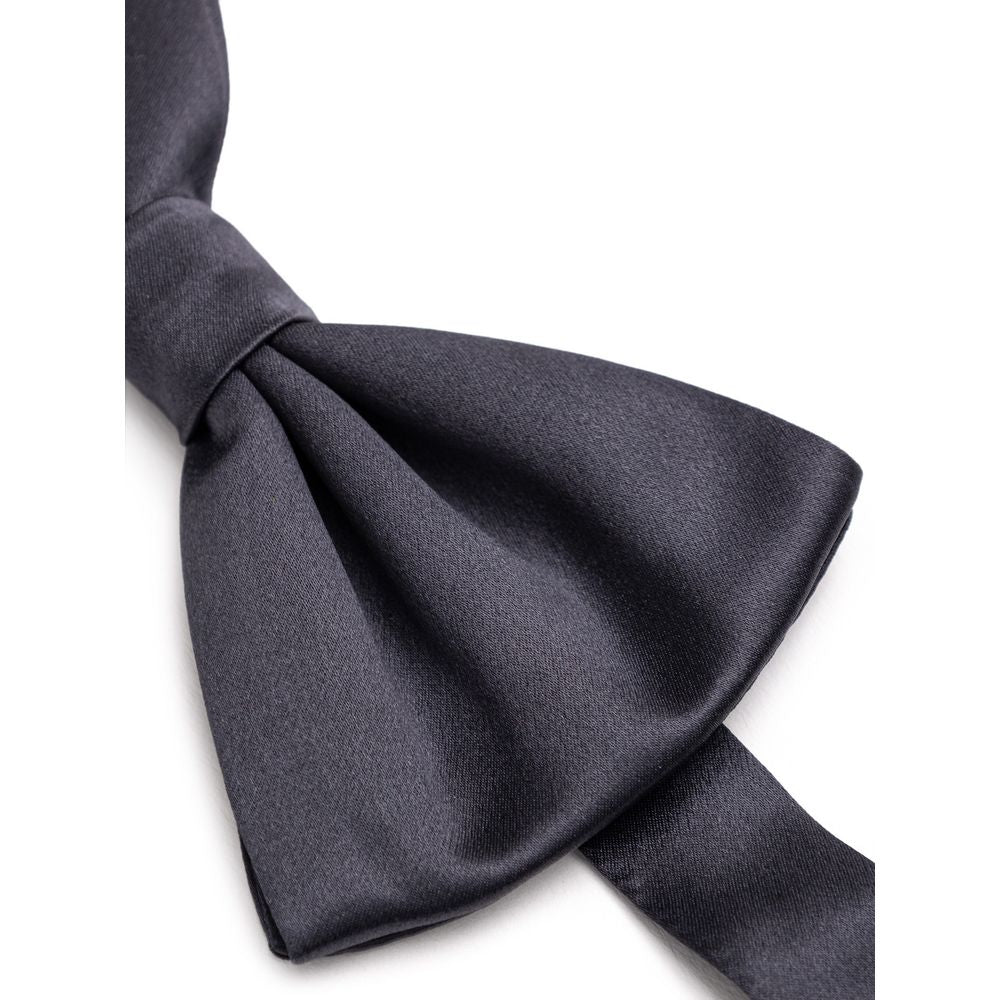 Dolce & Gabbana Gray Silk Men's Bowtie