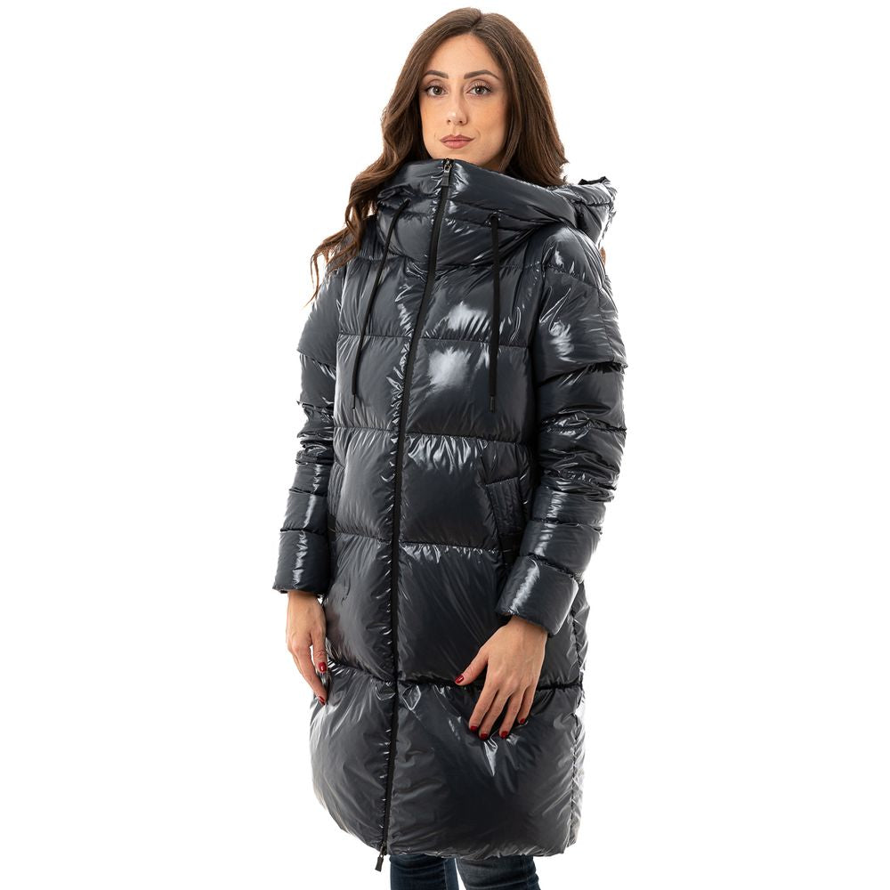Herno Blue Polyamide Jackets & Women's Coat
