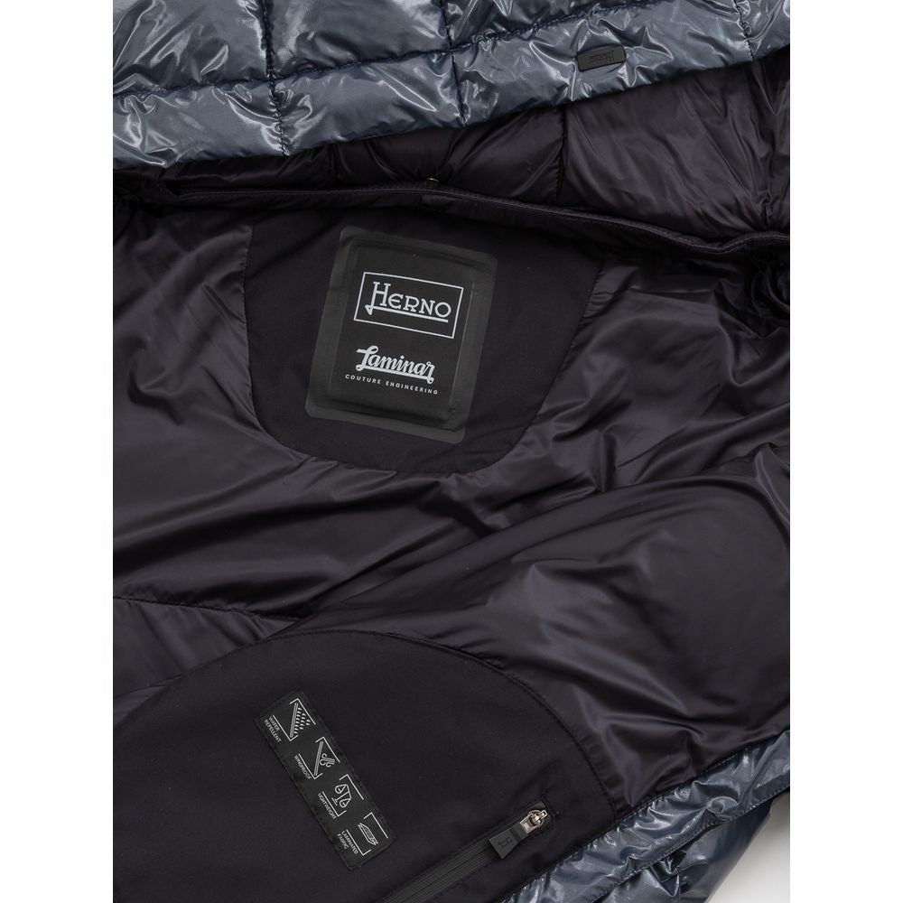 Herno Blue Polyamide Jackets & Women's Coat
