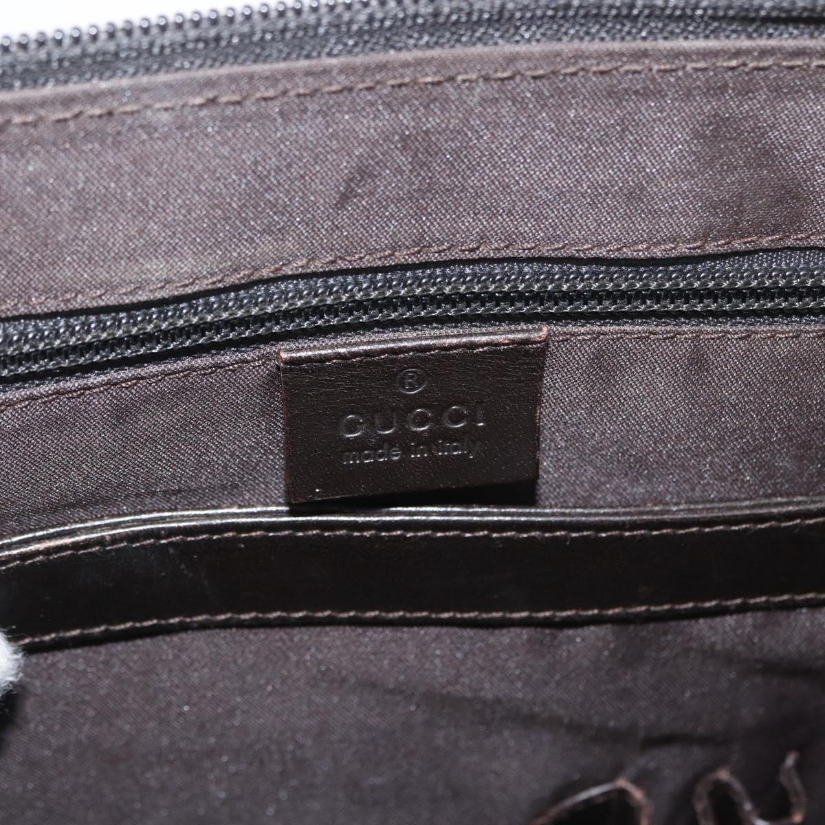 Gucci Gg Canvas Canvas Beige Canvas Briefcase Bag (Pre-Owned)