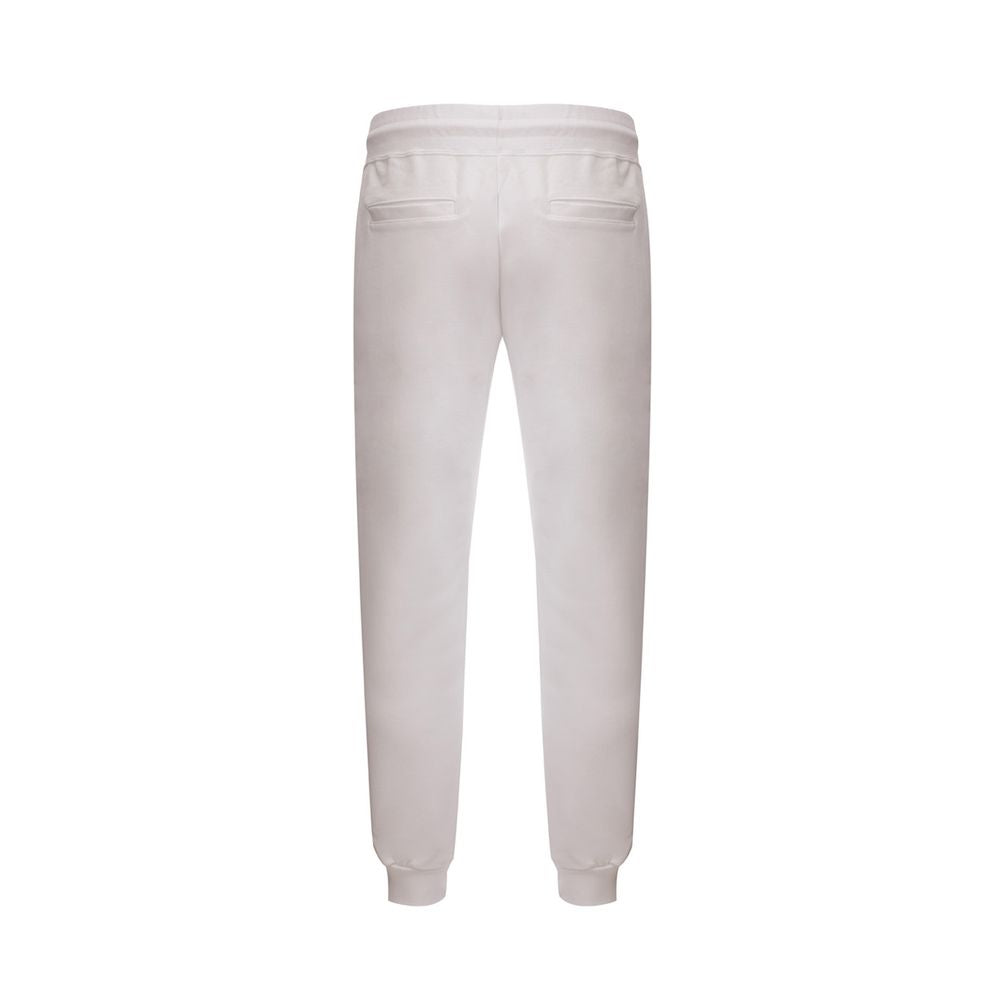 GCDS White Cotton Athletic Men's Pants