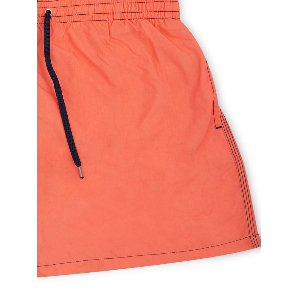 Malo Orange Polyester Swim Men's Shorts