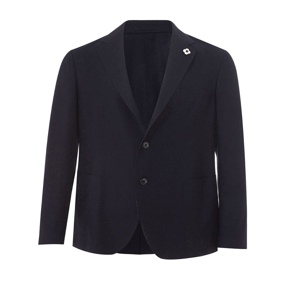 Lardini Blue Cotton Men's Blazer