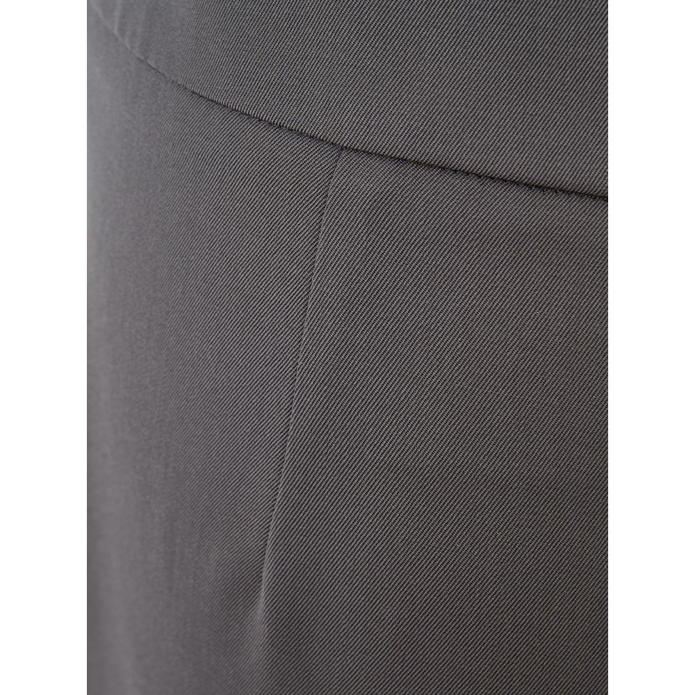 Lardini Gray Wool Casual Women's Pants