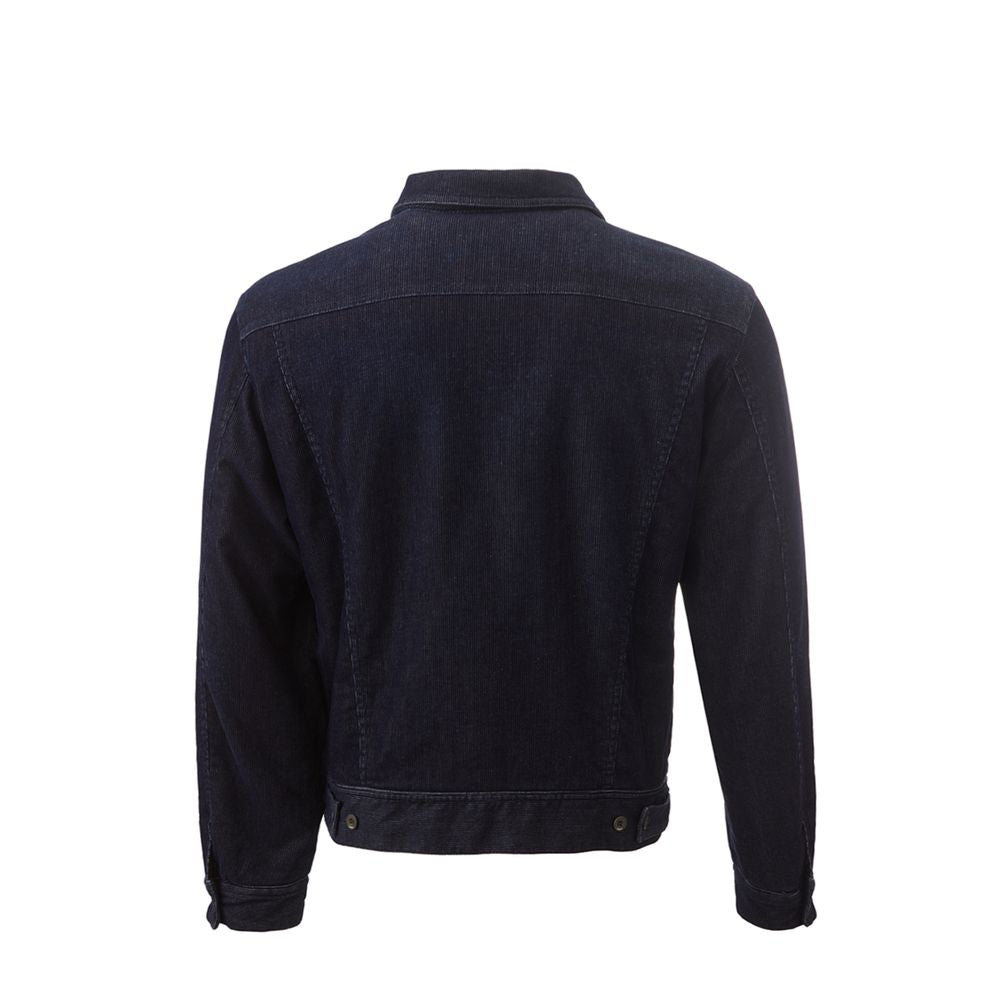 Lardini Blue Cotton Denim Men's Jacket