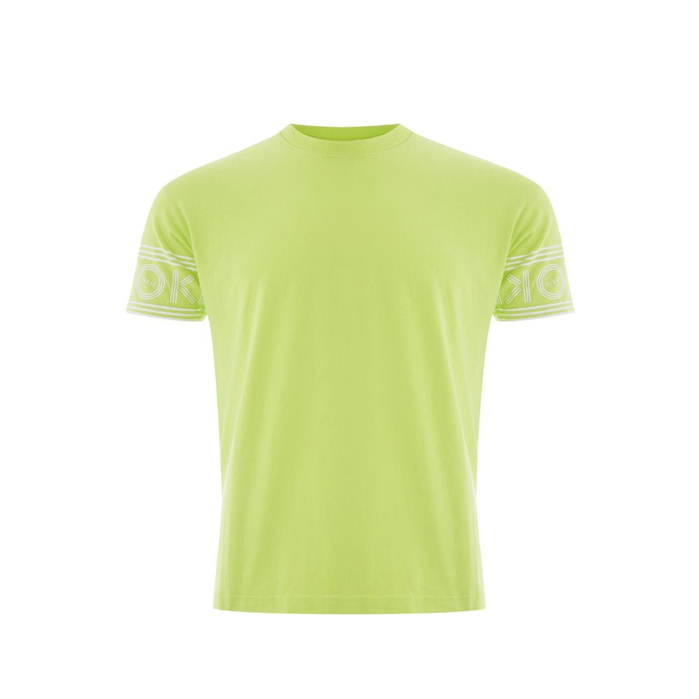 Kenzo Sunny Yellow Cotton Tee For Stylish Men's Men