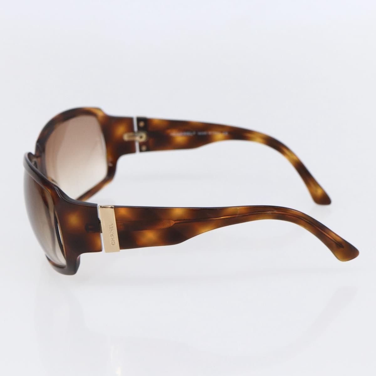 Chanel Chanel Logo Sunglasses Eye Wear Plastic Brown Plastic Sunglasse Accessory (Pre-Owned)
