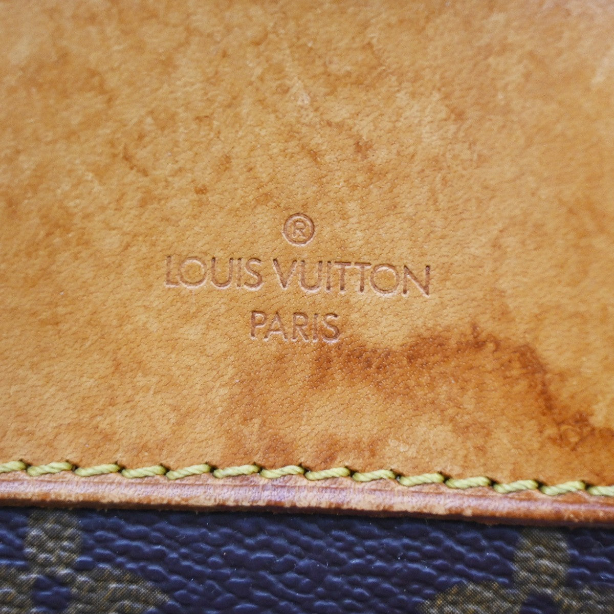 Louis Vuitton Deauville Monogram Brown Canvas Handbag (Pre-Owned)