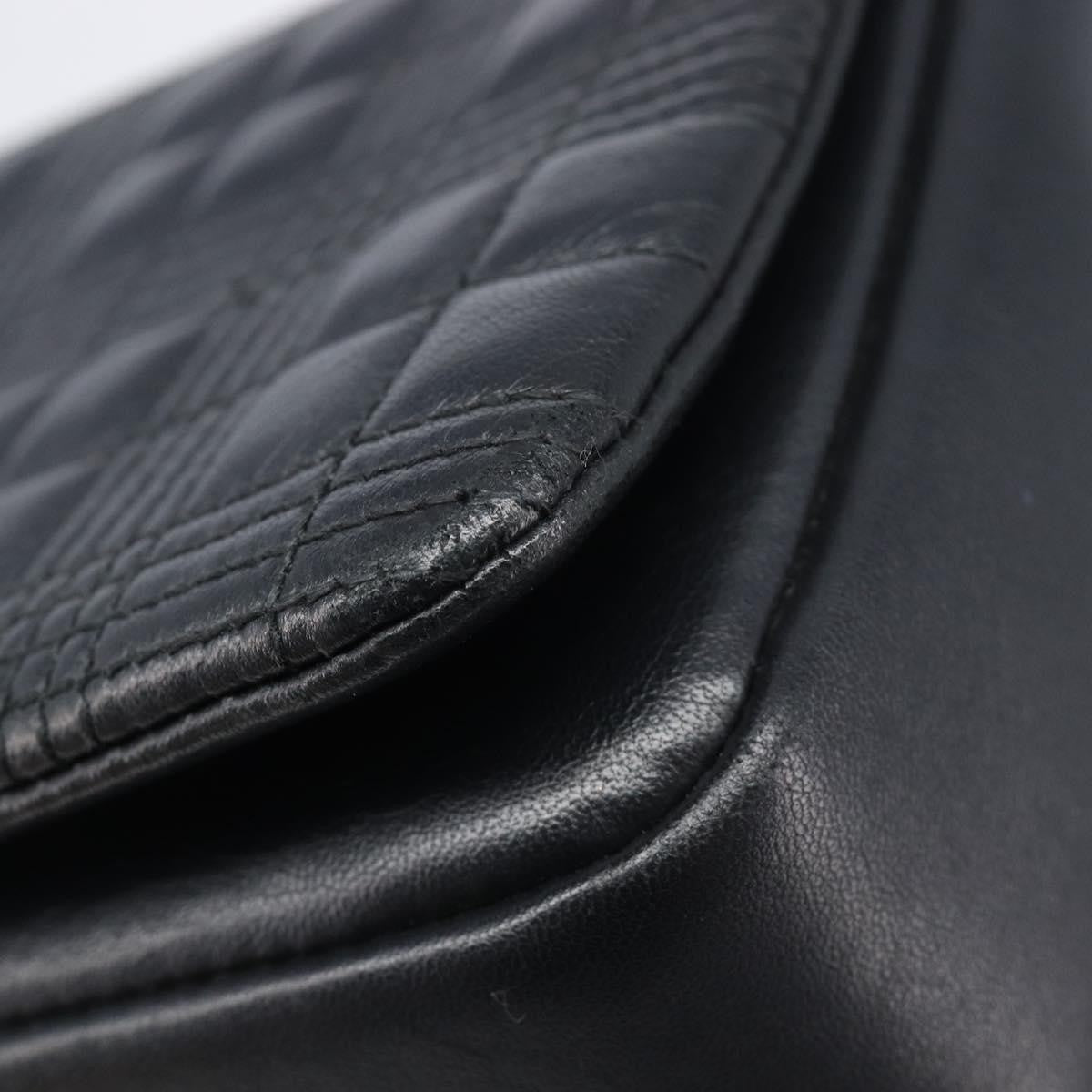 Burberry Lola Wallet On Chain Quilted Leather Black Leather Crossbody Bag Bag (Pre-Owned)