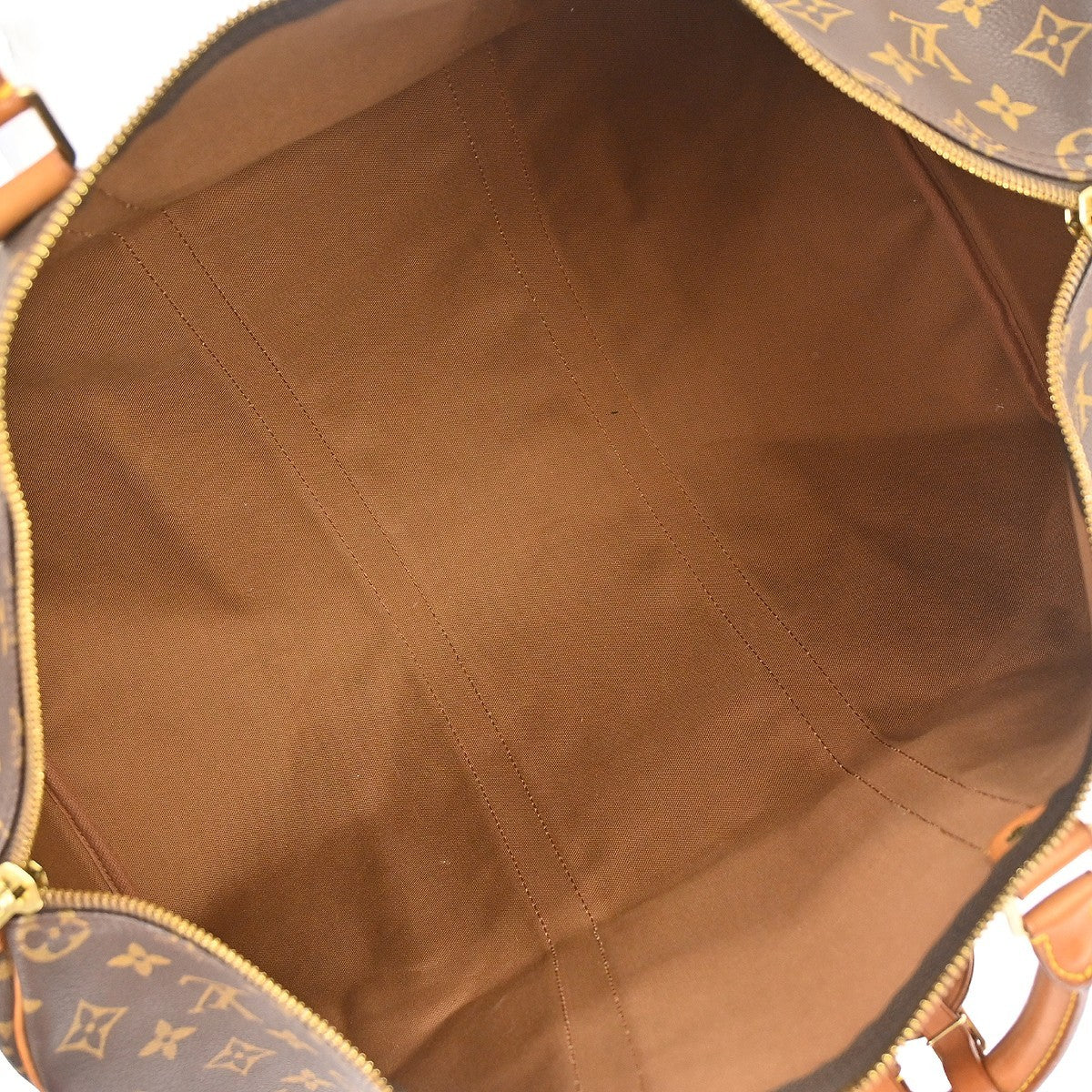Louis Vuitton Keepall Monogram Canvas Brown Canvas Travel Bag Bag (Pre-Owned)