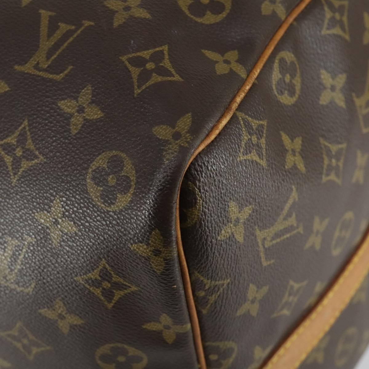 Louis Vuitton Keepall Bandouliere Monogram Canvas Brown Canvas Travel Bag Bag (Pre-Owned)