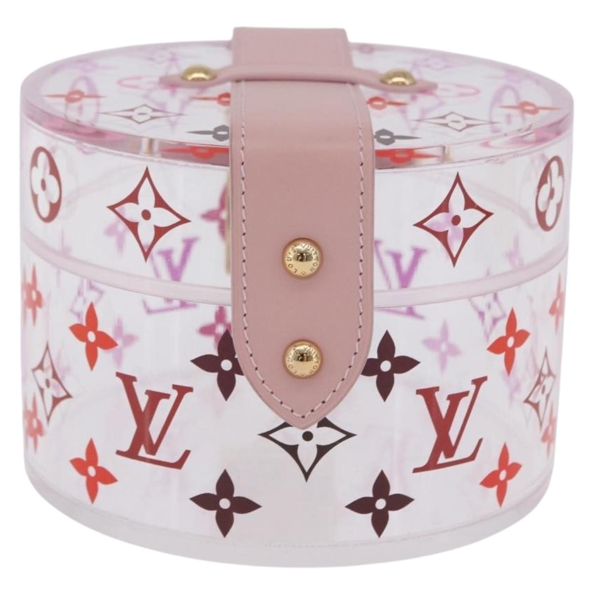 Louis Vuitton Box Scott Trunk Monogram Plexiglass Clear Plastic Wallets Accessory (Pre-Owned)