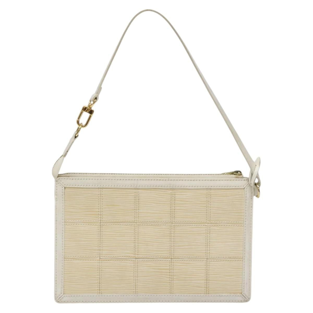 Louis Vuitton Delmonico Pochette Stretch Epi Leather Beige Leather Clutche & Pouche Bag (Pre-Owned)