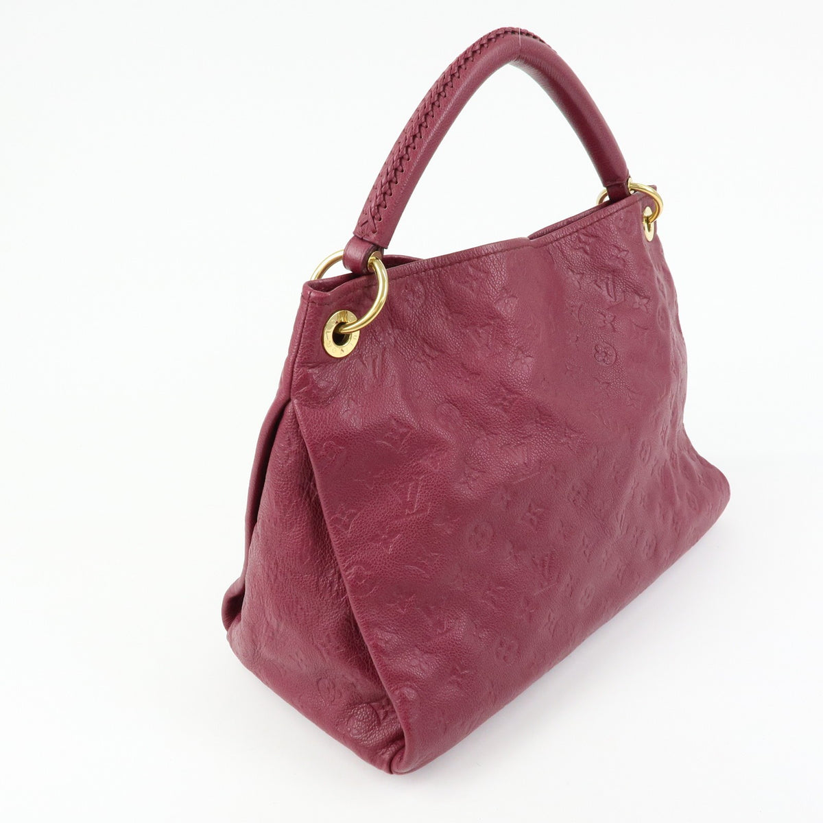Louis Vuitton Artsy Monogram Empreinte Leather Burgundy Leather Handbag (Pre-Owned)