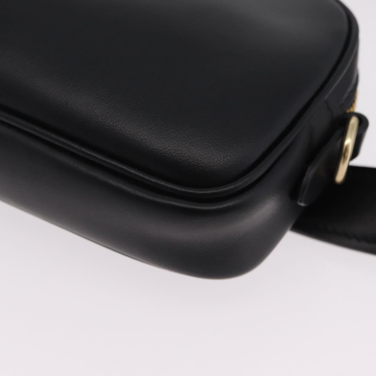 Miu Miu Arcadie Camera Leather Black Leather Handbag (Pre-Owned)