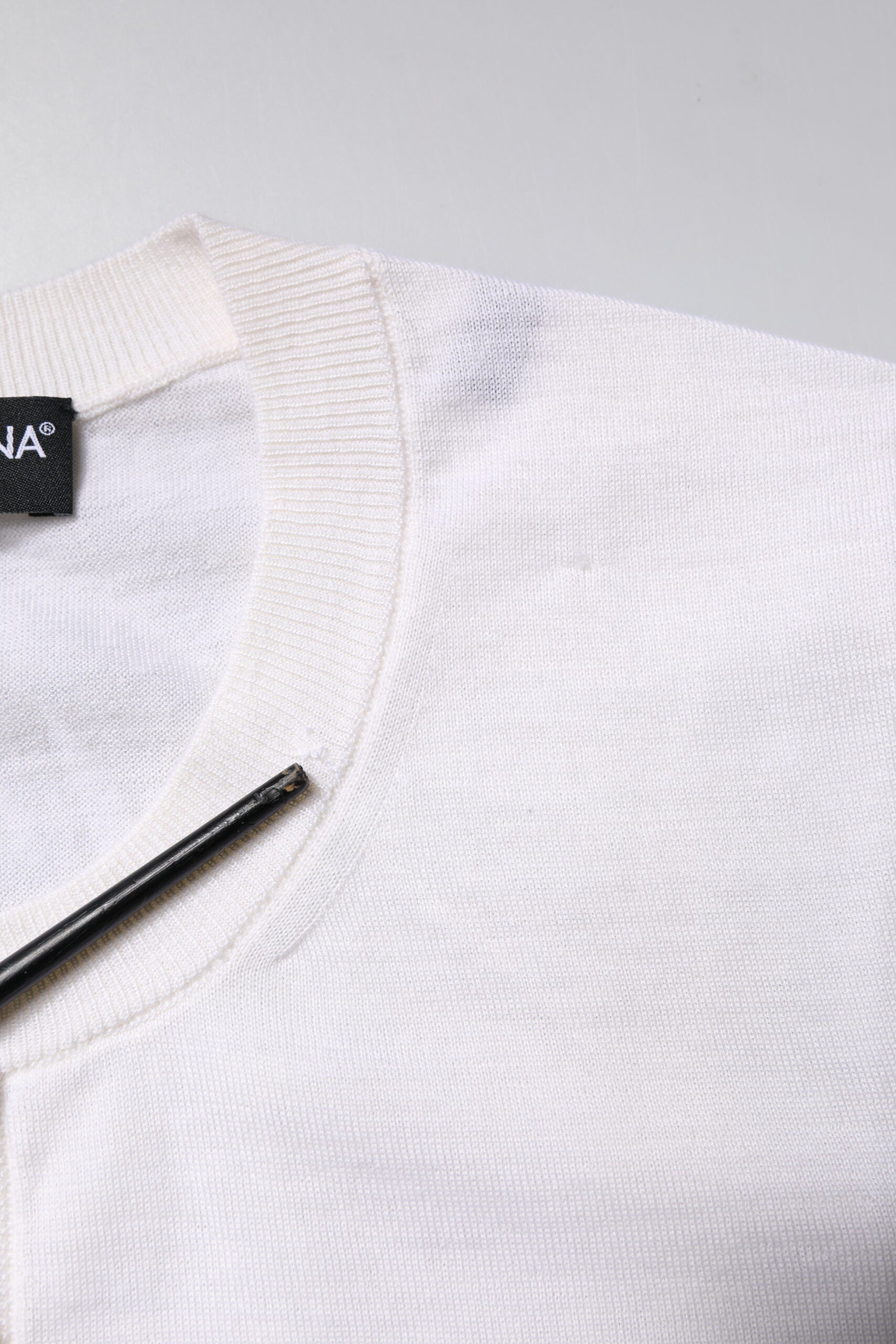 Dolce & Gabbana Cream Cashmere Knit Cropped Cardigan Women's Sweater (Pre-Owned)