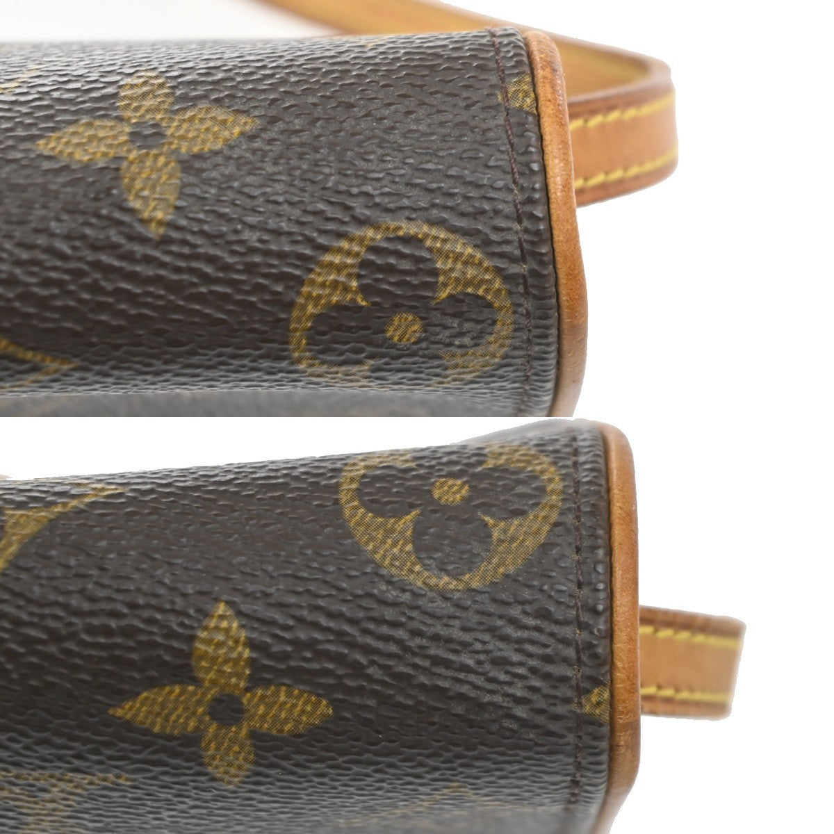 Louis Vuitton Twin Monogram Canvas Brown Canvas Clutche & Pouche Bag (Pre-Owned)